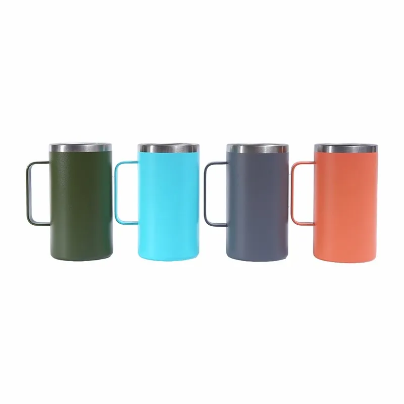 Stainless Steel Coffee Mug With Handle
